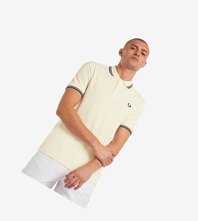 Black Fred Perry M3600 Men's Polo Shirts | DSMBU-0318