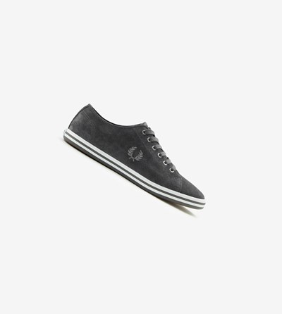 Grey Fred Perry Kingston Men's Sneakers | WDOCZ-4510