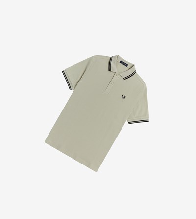 Navy / Black Fred Perry M3600 Men's Polo Shirts | GKRNO-9368