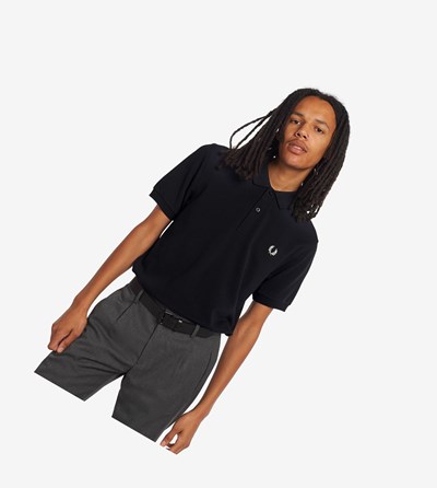 Navy / White Fred Perry M6000 Men's Polo Shirts | XNYDK-6847