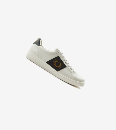 White Fred Perry B721 Men's Sneakers | MQSZB-6814