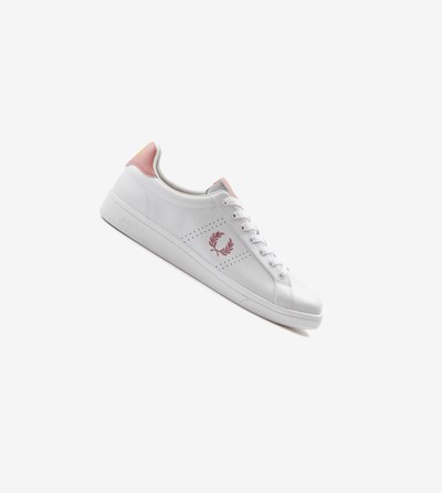 White Fred Perry B721 Men's Sneakers | VBGJQ-2304