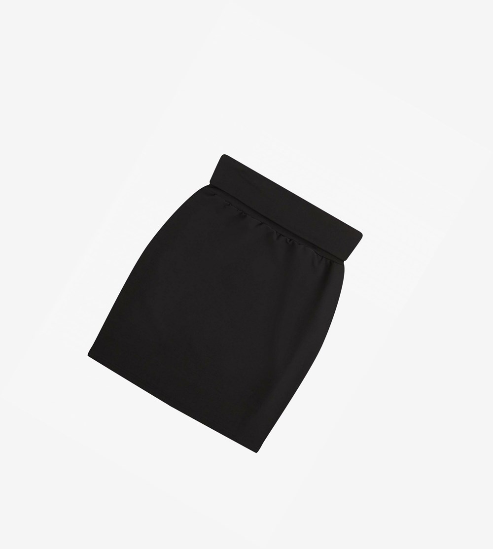 Black Fred Perry Amy Winehouse Foundation Taped Mini Skirt Women's Skirts | BIRVO-9637