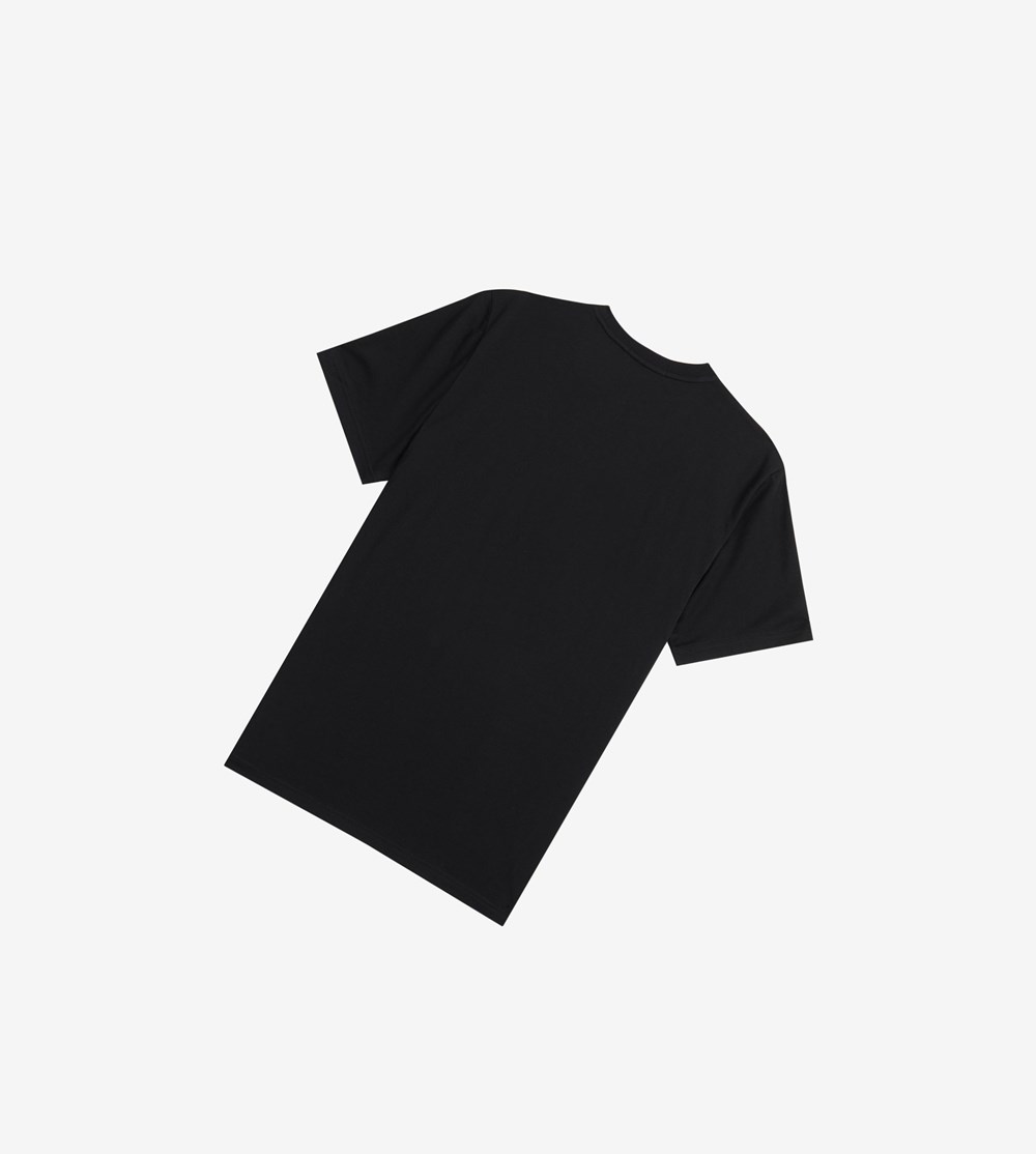 Black Fred Perry Gradient Graphic Men's T Shirts | RIEHQ-6792