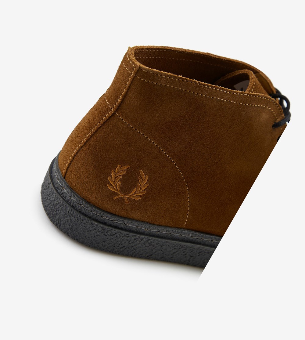 Black Fred Perry Hawley Men's Boots | CJRVX-7160