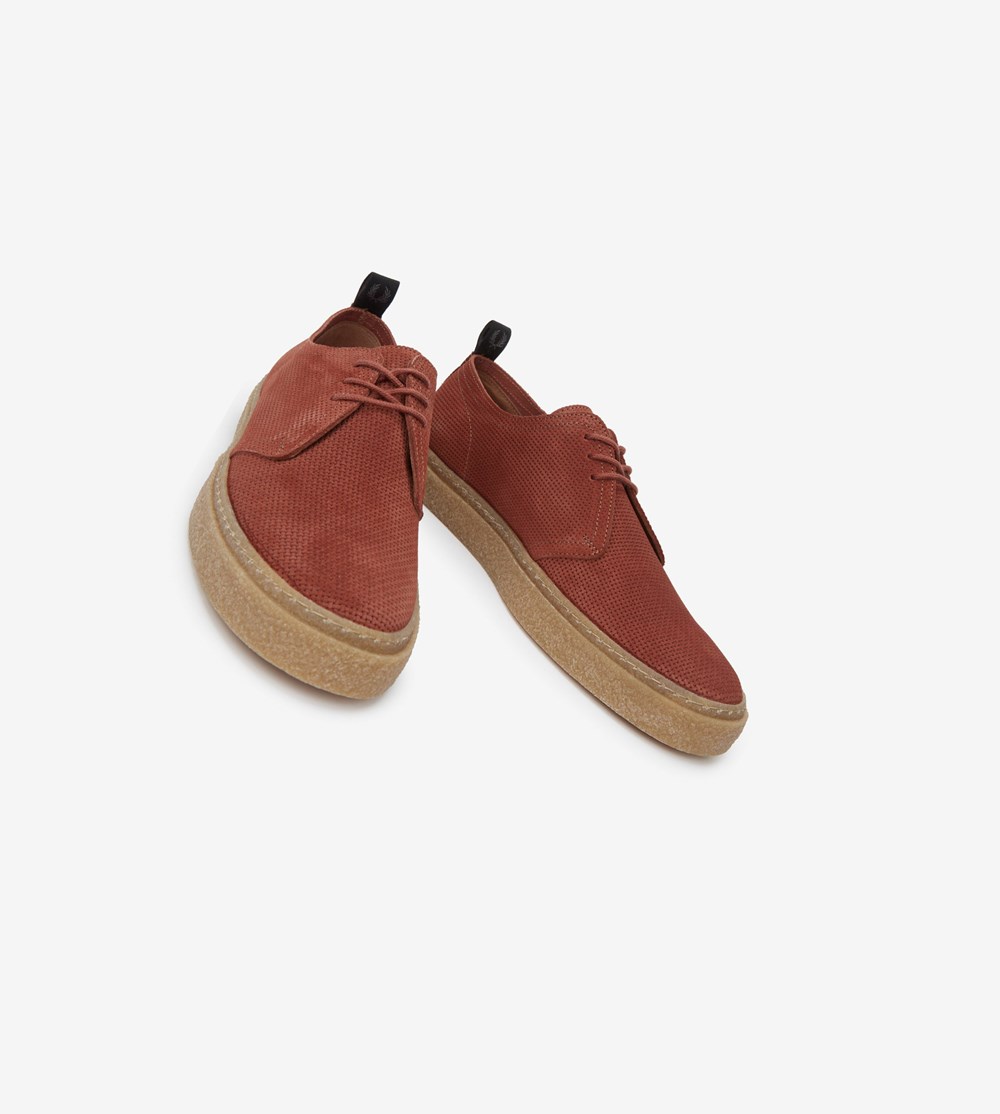 Black Fred Perry Linden Men's Suede Shoes | MULNI-0136