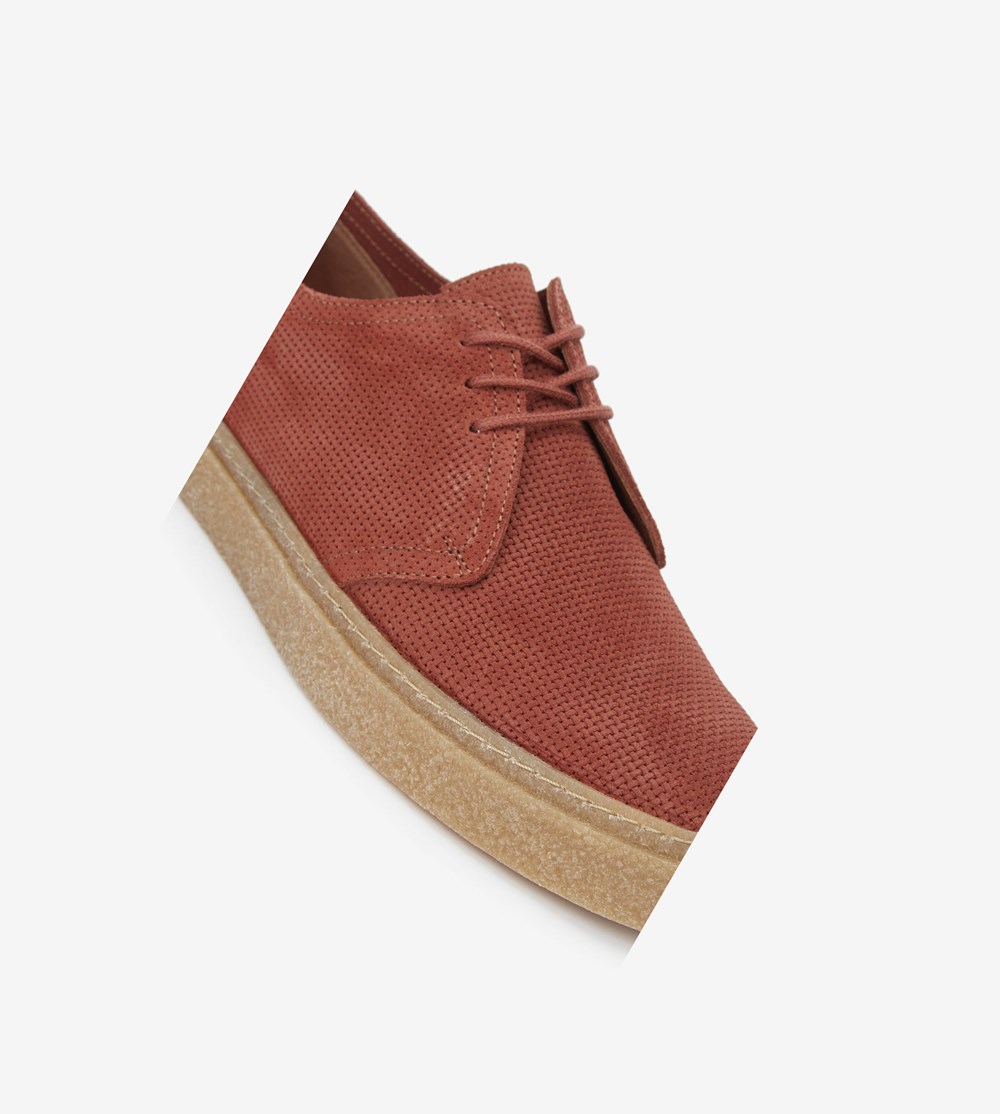 Black Fred Perry Linden Men's Suede Shoes | MULNI-0136