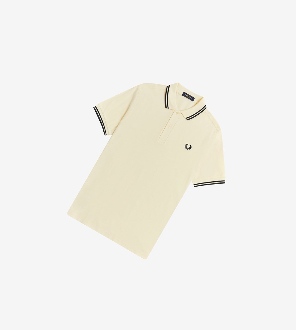 Black Fred Perry M3600 Men's Polo Shirts | DSMBU-0318