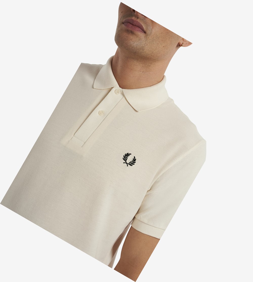 Black Fred Perry M3 Men's Polo Shirts | COIRX-6738