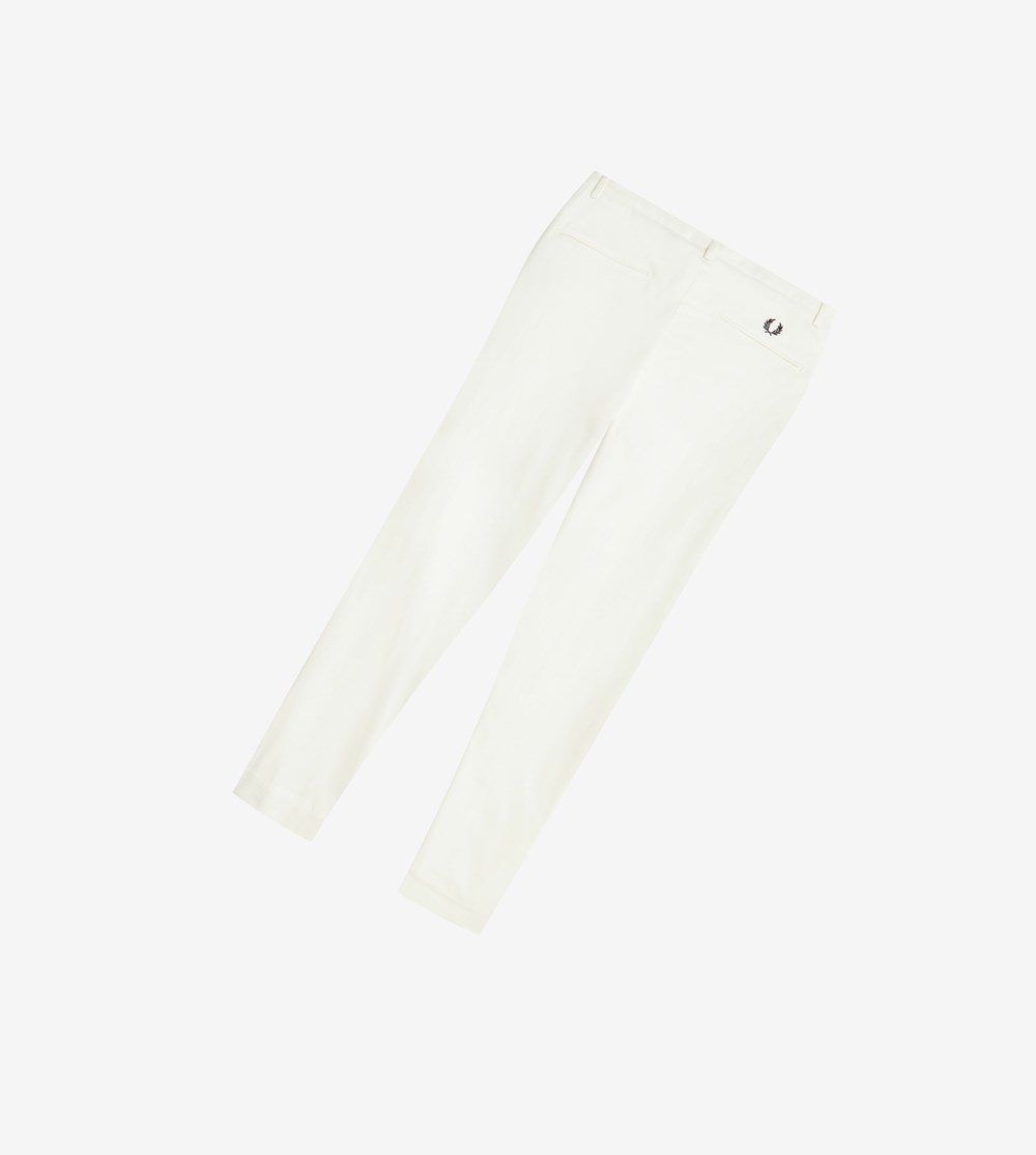 Black Fred Perry Reissues Peg Leg Men's Trousers | CYJMO-8170