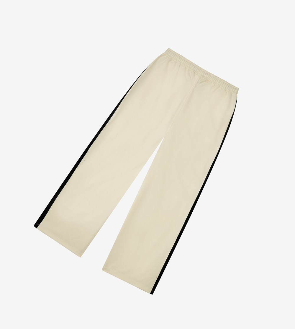 Black Fred Perry Taped Track Women's Pants | RPYBJ-8650