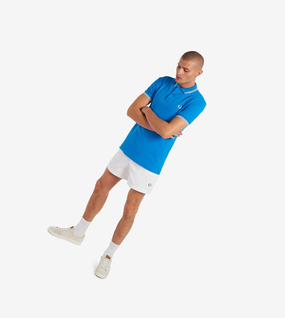 Blue Fred Perry M3600 Men's Polo Shirts | BFGYP-0435