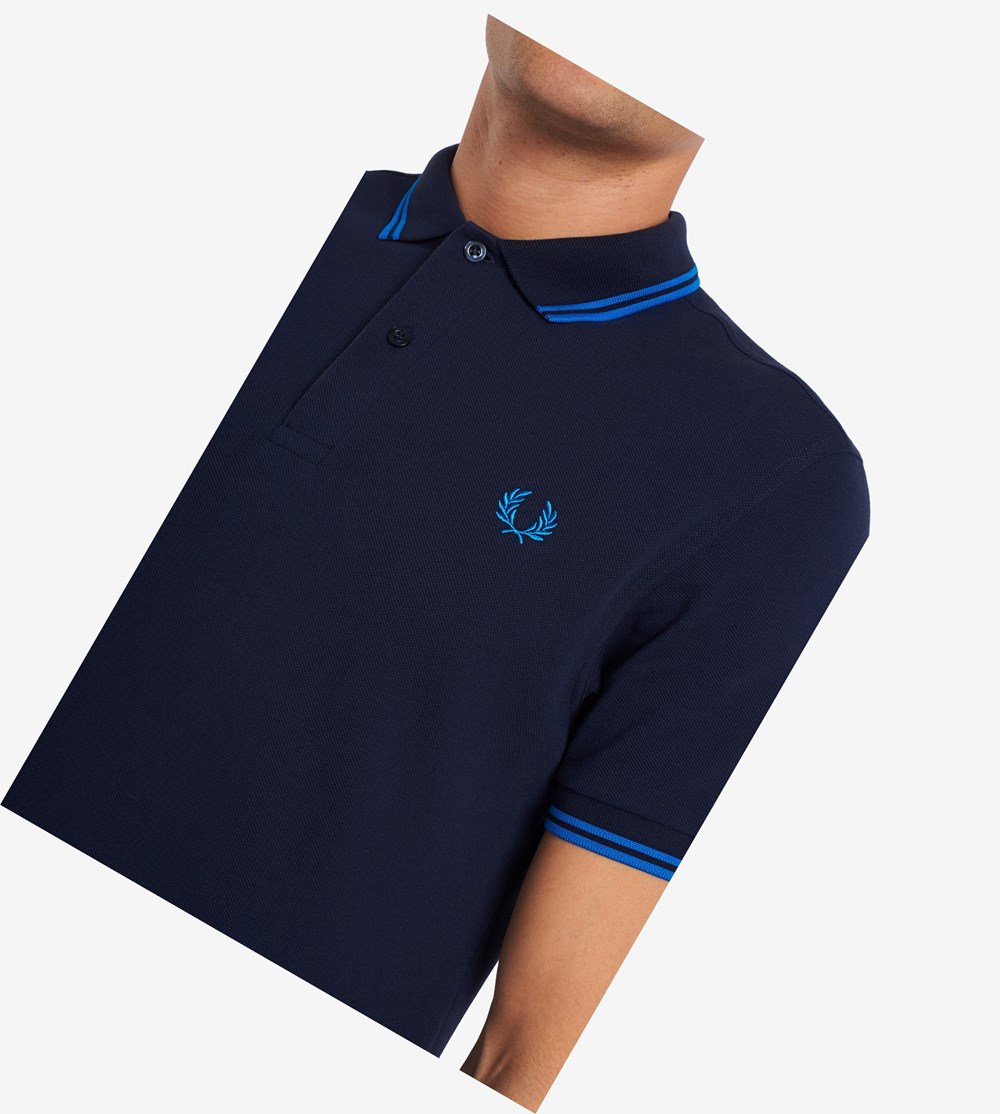 Dark Grey Fred Perry M3600 Men's Polo Shirts | WJCKZ-2875