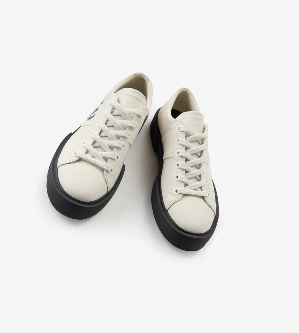 Grey Fred Perry Exmouth Men's Sneakers | FHJRB-7920