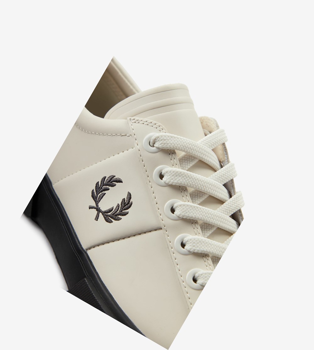 Grey Fred Perry Exmouth Men's Sneakers | FHJRB-7920