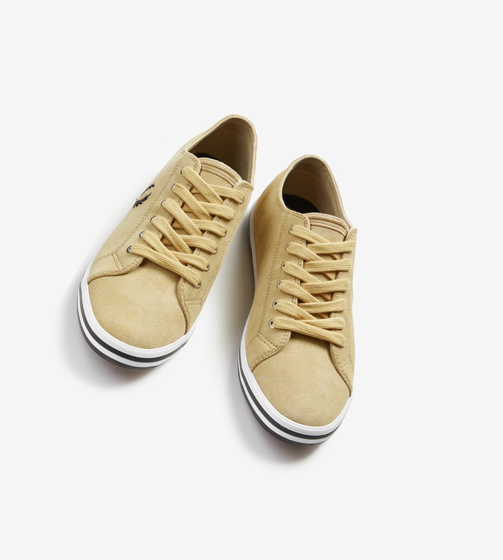 Grey Fred Perry Kingston Men's Sneakers | DKVRW-1976