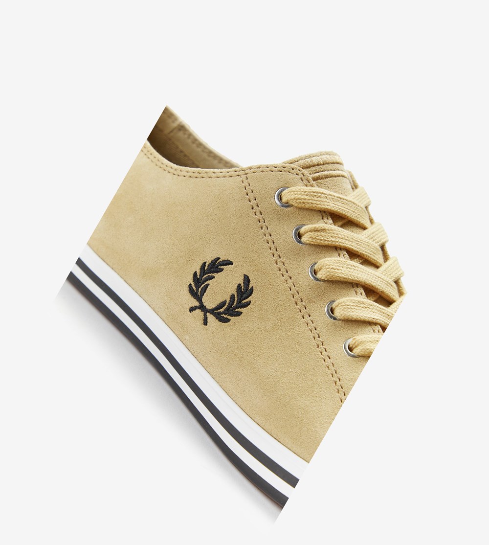 Grey Fred Perry Kingston Men's Sneakers | DKVRW-1976