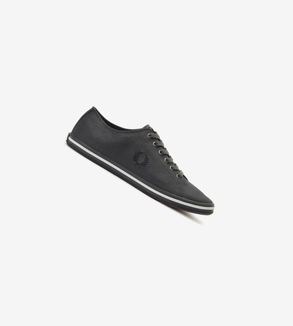 Grey Fred Perry Kingston Men\'s Sneakers | KDPHO-7835