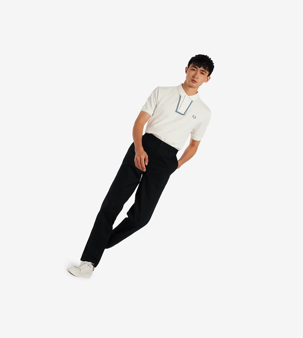 Navy Fred Perry Classic Men's Trousers | GZYCV-7689