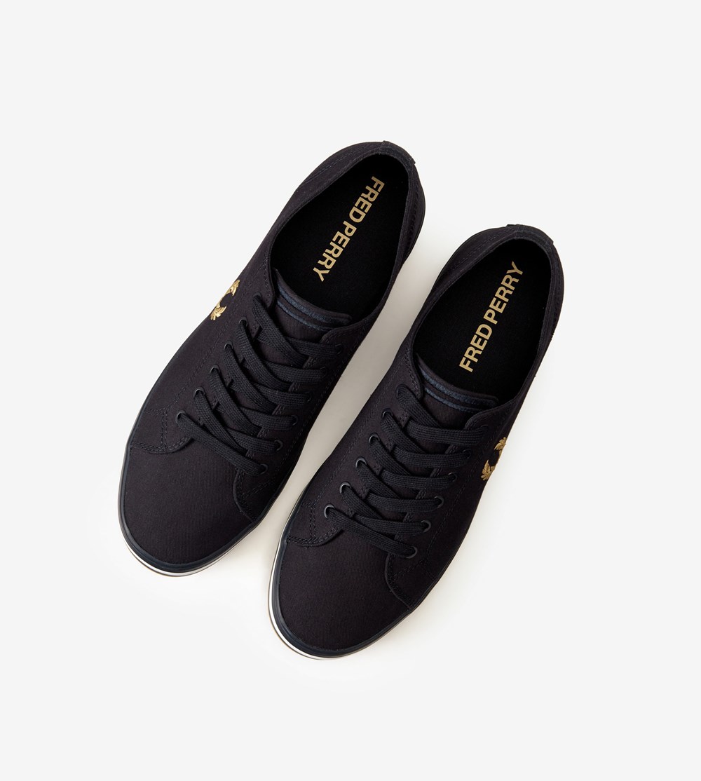 Navy Fred Perry Kingston Men's Sneakers | SGFTM-7842