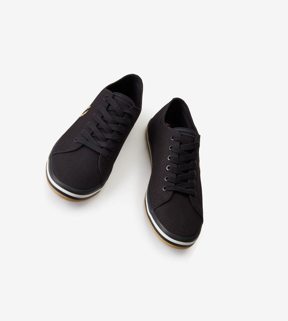 Navy Fred Perry Kingston Men's Sneakers | SGFTM-7842