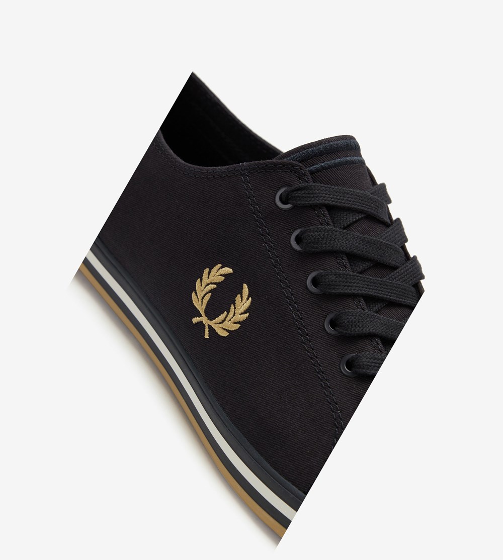 Navy Fred Perry Kingston Men's Sneakers | SGFTM-7842