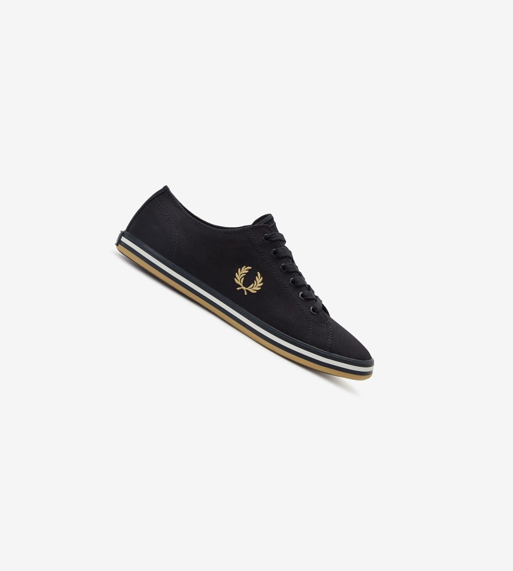 Navy Fred Perry Kingston Men\'s Sneakers | SGFTM-7842