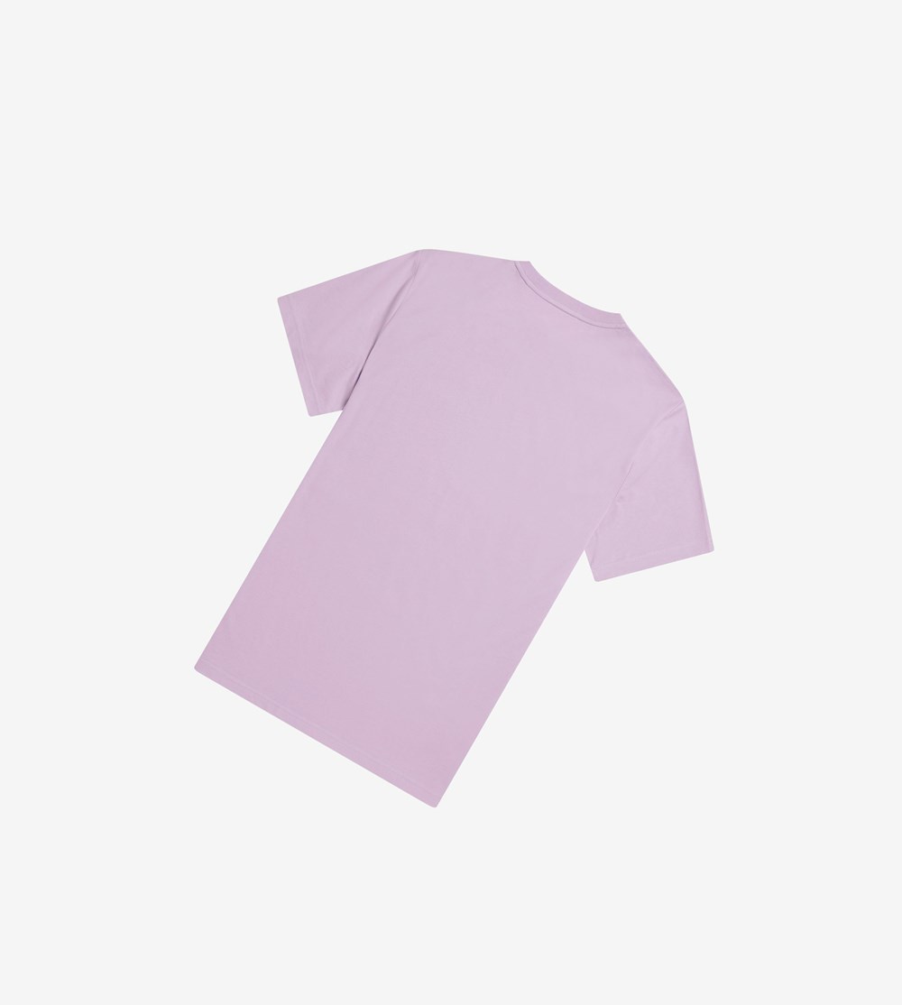 Purple Fred Perry Raised Graphic Men's T Shirts | NQYZL-9127