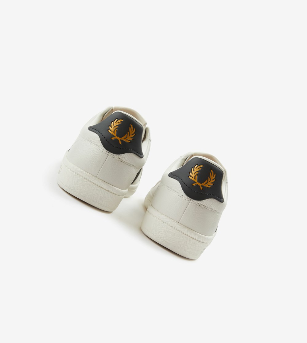 White Fred Perry B721 Men's Sneakers | MQSZB-6814