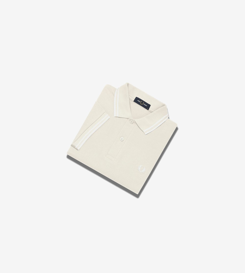 White Fred Perry G3600 Women's Polo Shirts | AZFEN-5047