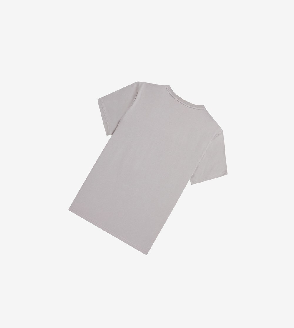 White Fred Perry Laurel Wreath Graphic Men's T Shirts | GVFNX-5492