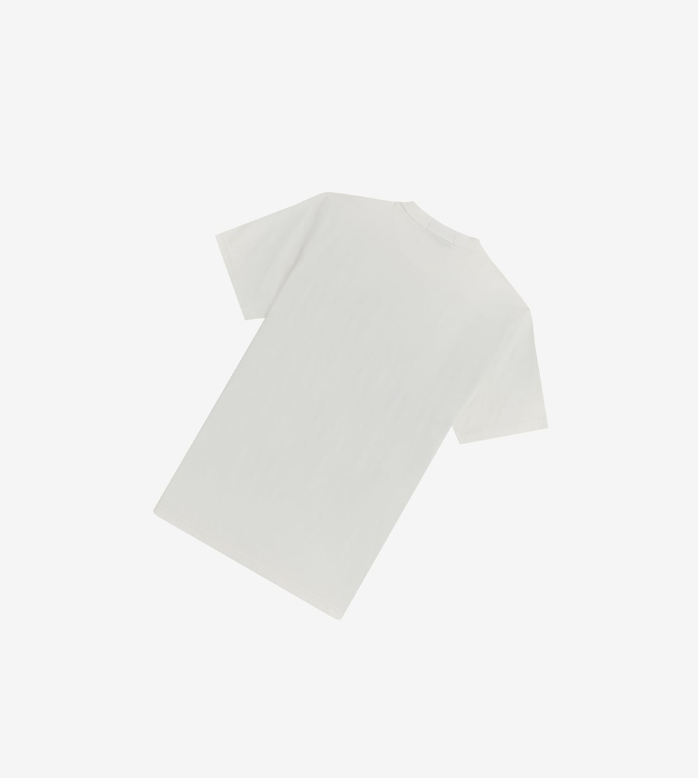 White Fred Perry Reissues Archive Vine Graphic Men's T Shirts | GXZBO-0139